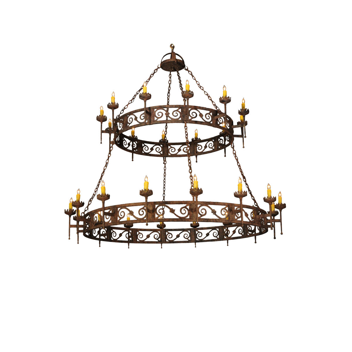 Rustic Lodge 16 - Light Chandelier