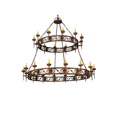 Rustic Lodge 16 - Light Chandelier