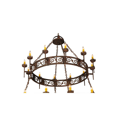 Rustic Lodge 16 - Light Chandelier