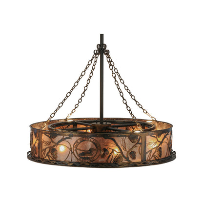 Rustic Lodge 16 - Light Chandelier