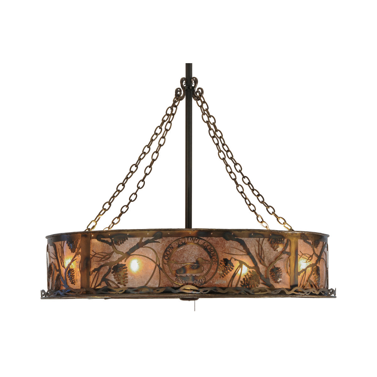 Rustic Lodge 16 - Light Chandelier