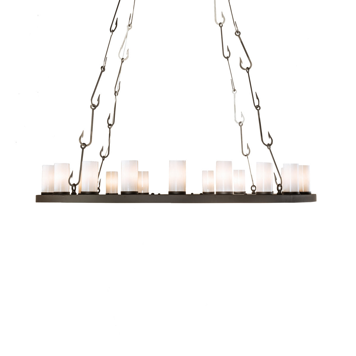 Rustic Lodge 20 - Light LED Chandelier