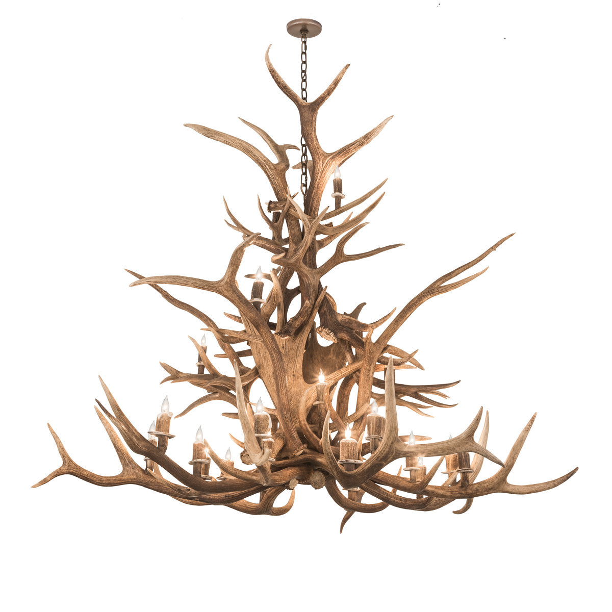 Rustic Lodge 24 - Light Chandelier