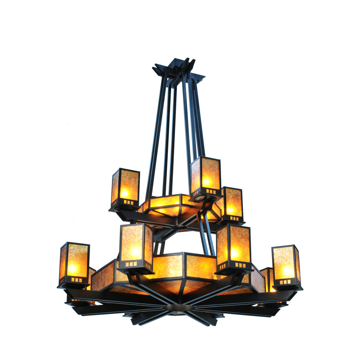 Rustic Lodge 28 - Light Chandelier