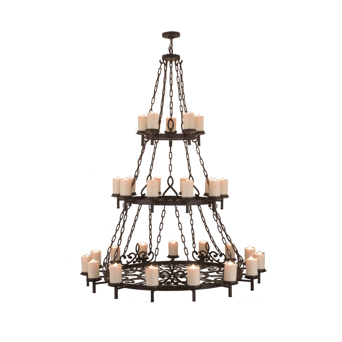 Rustic Lodge 30 - Light Chandelier
