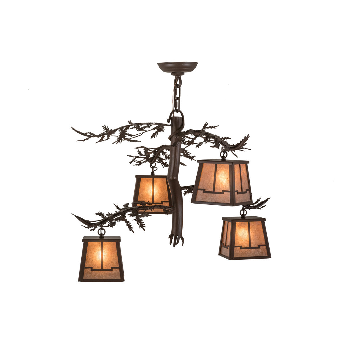 Rustic Lodge 4 - Light Chandelier