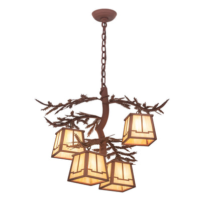 Rustic Lodge 4 - Light Chandelier