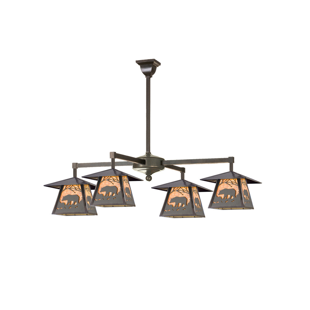 Rustic Lodge 4 - Light Chandelier