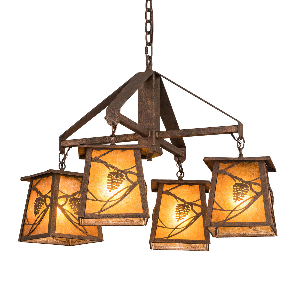 Rustic Lodge 4 - Light Chandelier