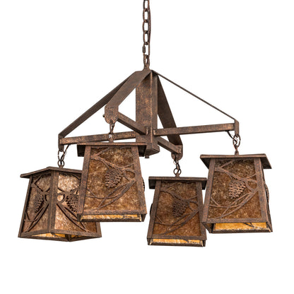 Rustic Lodge 4 - Light Chandelier