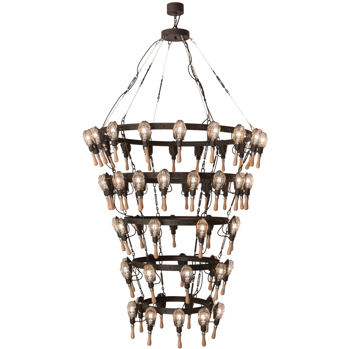 Rustic Lodge 63 - Light Chandelier