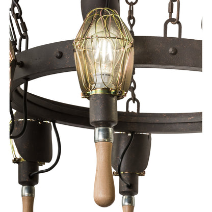 Rustic Lodge 63 - Light Chandelier