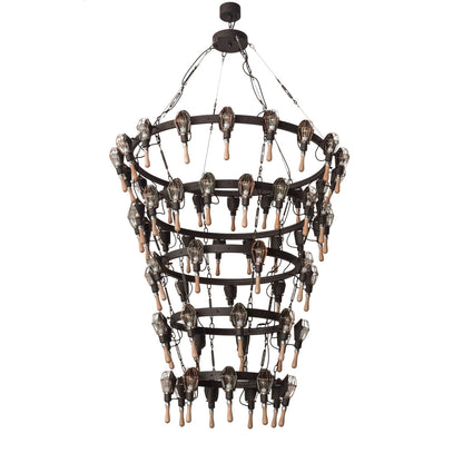 Rustic Lodge 63 - Light Chandelier