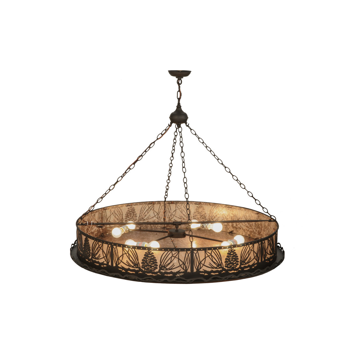 Rustic Lodge 8 - Light Chandelier