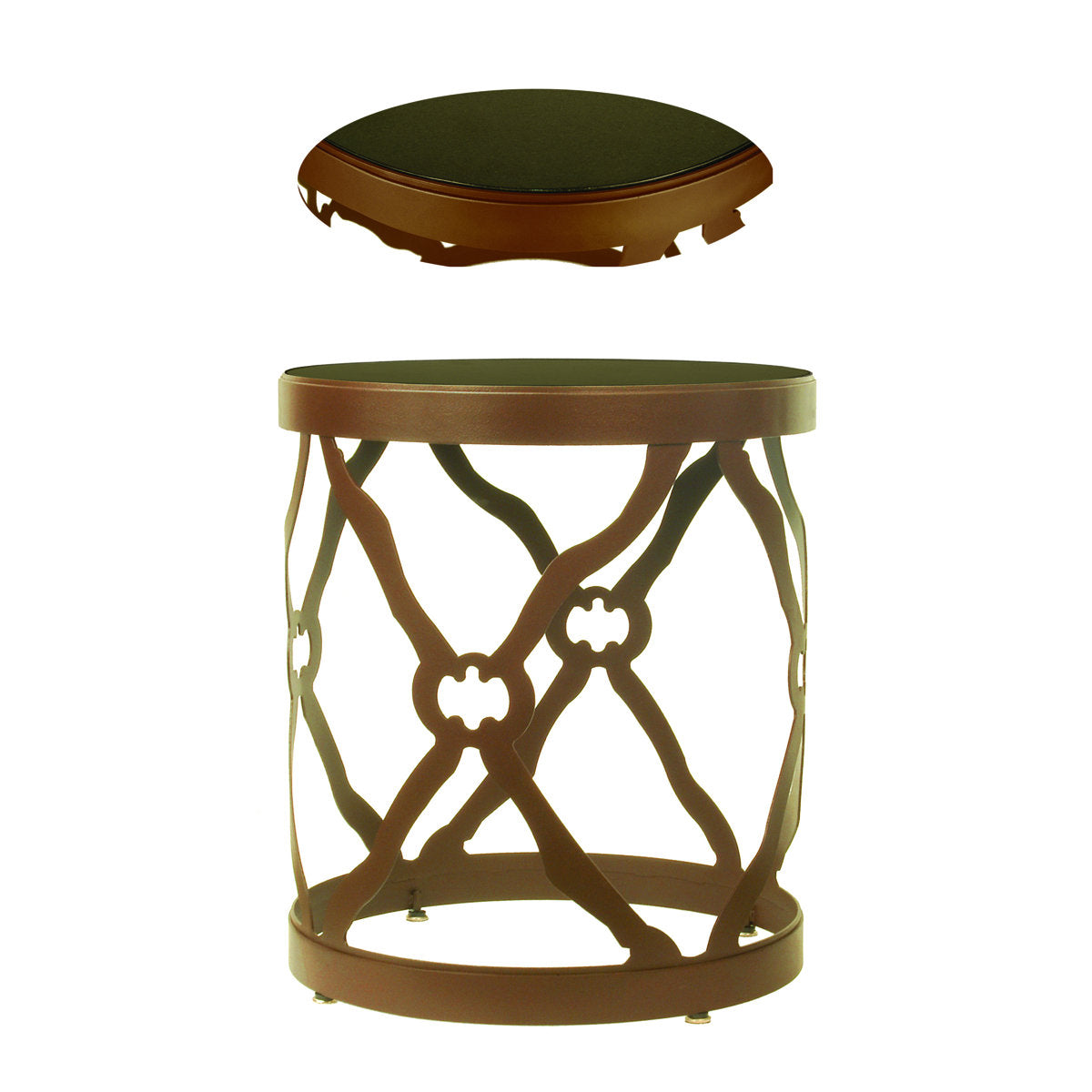 Rustic Lodge End Table