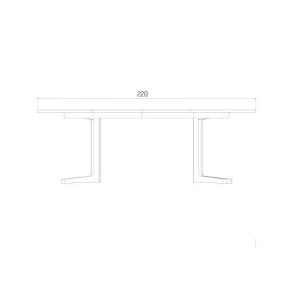 Ry Oval Solid Oak Dining Table