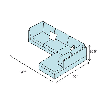 Rye Chaise Sectional