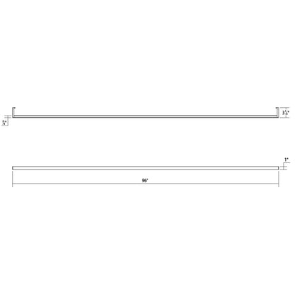 Sonneman Robert Sonneman Thin Line 96 Inch Led Wall Sconce Cp368007