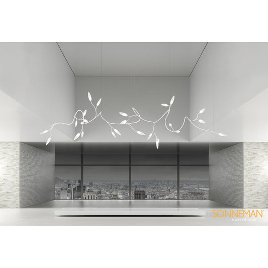 Sonneman Sonneman Vines 158 Inch 26 Light Led Linear Suspension Light Cp516236