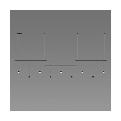 Sonneman Robert Sonneman Suspenders 104 Inch 9 Light Led Linear Suspension Light Cp176092