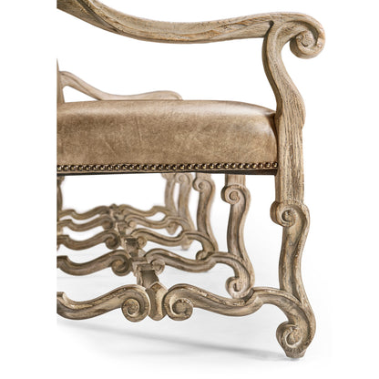 Sagehill Leather Bench