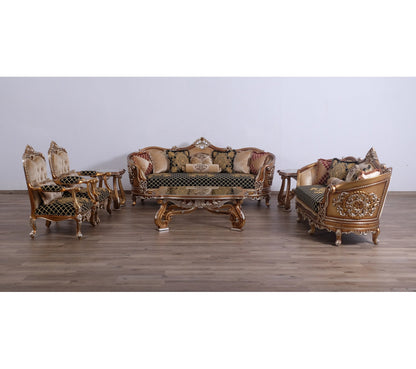 Saint Germain Armchair Chair with Ottoman