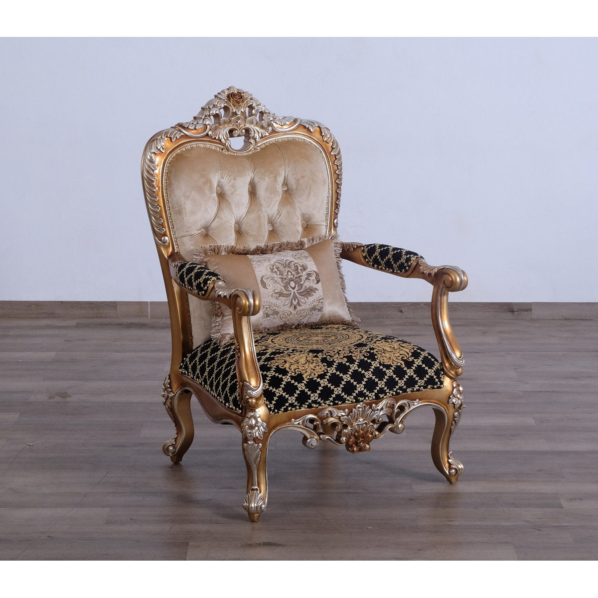 Saint Germain Armchair Chair with Ottoman