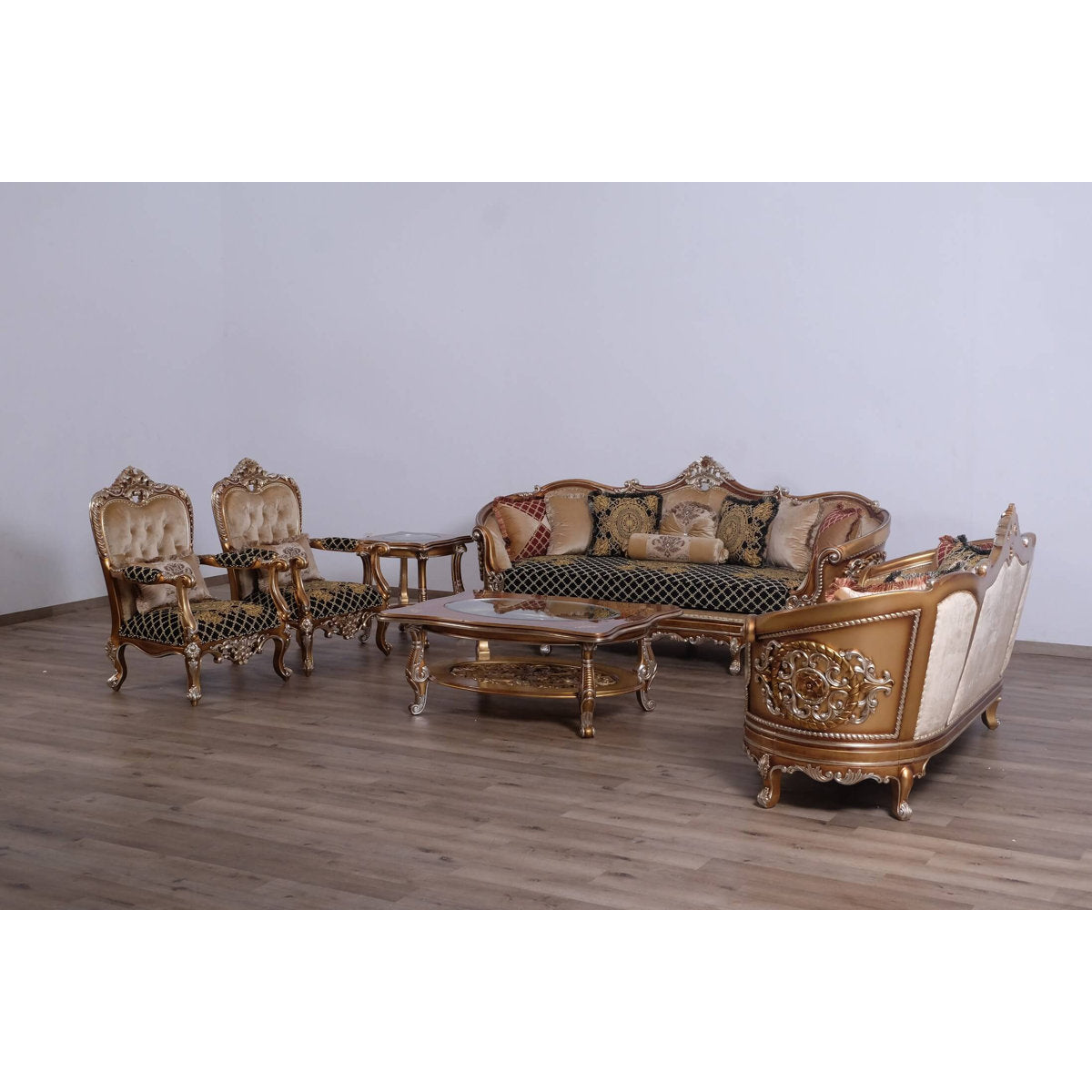 Saint Germain Glass End Table