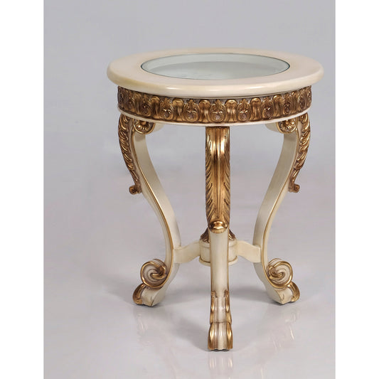 Salvato Glass End Table