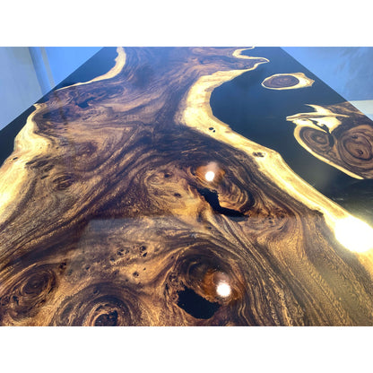 Santorini Solid Wood Dining Table