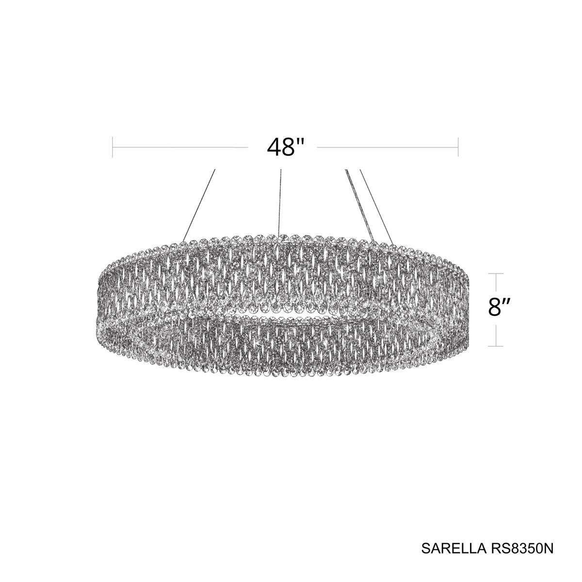 Sarella 27 - Light Chandelier