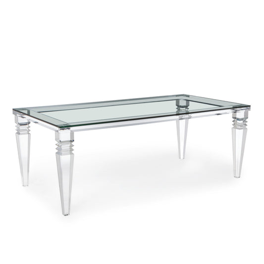 Savannah Glass Dining Table