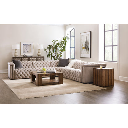 Savion Grandier Leather Symmetrical Reclining Sectional