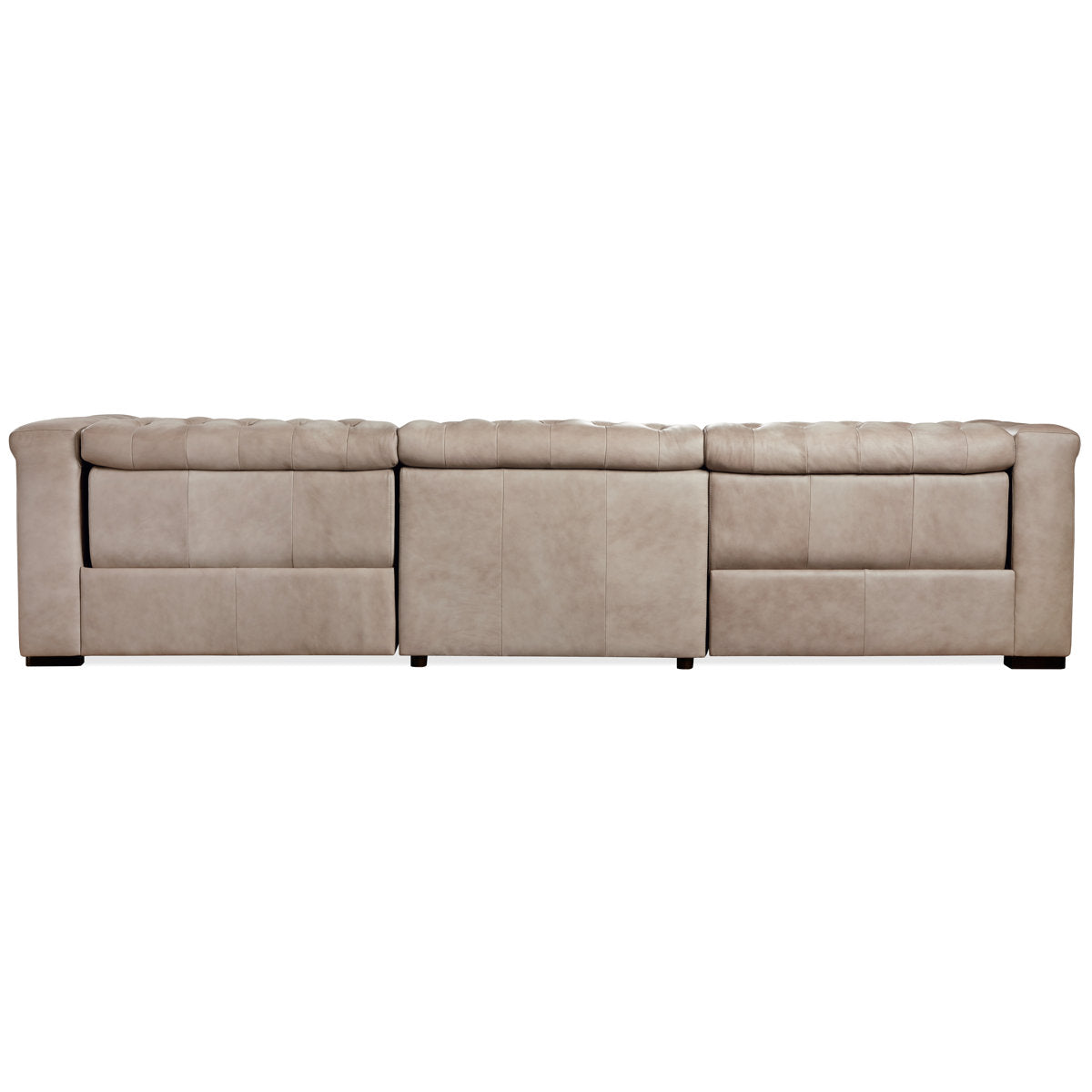 Savion Grandier Leather Symmetrical Reclining Sectional