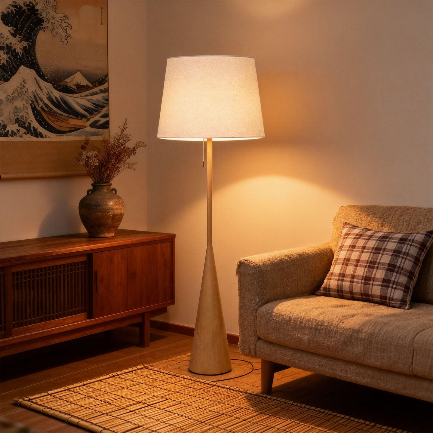 Nordic Grain Floor Lamp