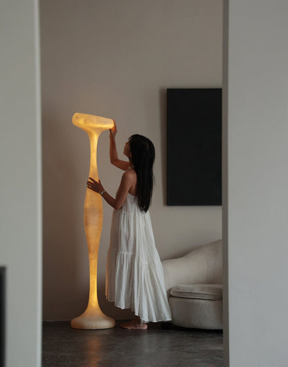 Sculptural Tall Floor Lamp