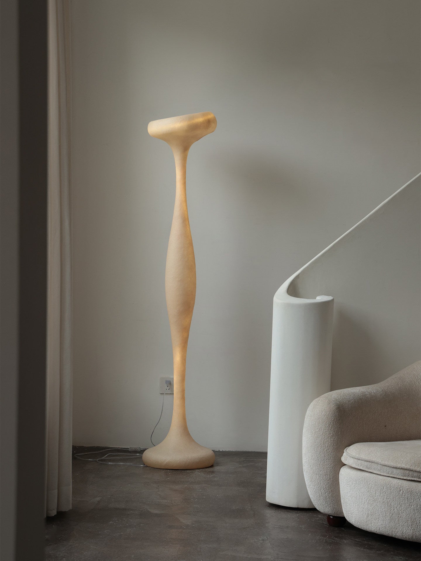 Sculptural Tall Floor Lamp