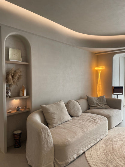 Sculptural Tall Floor Lamp