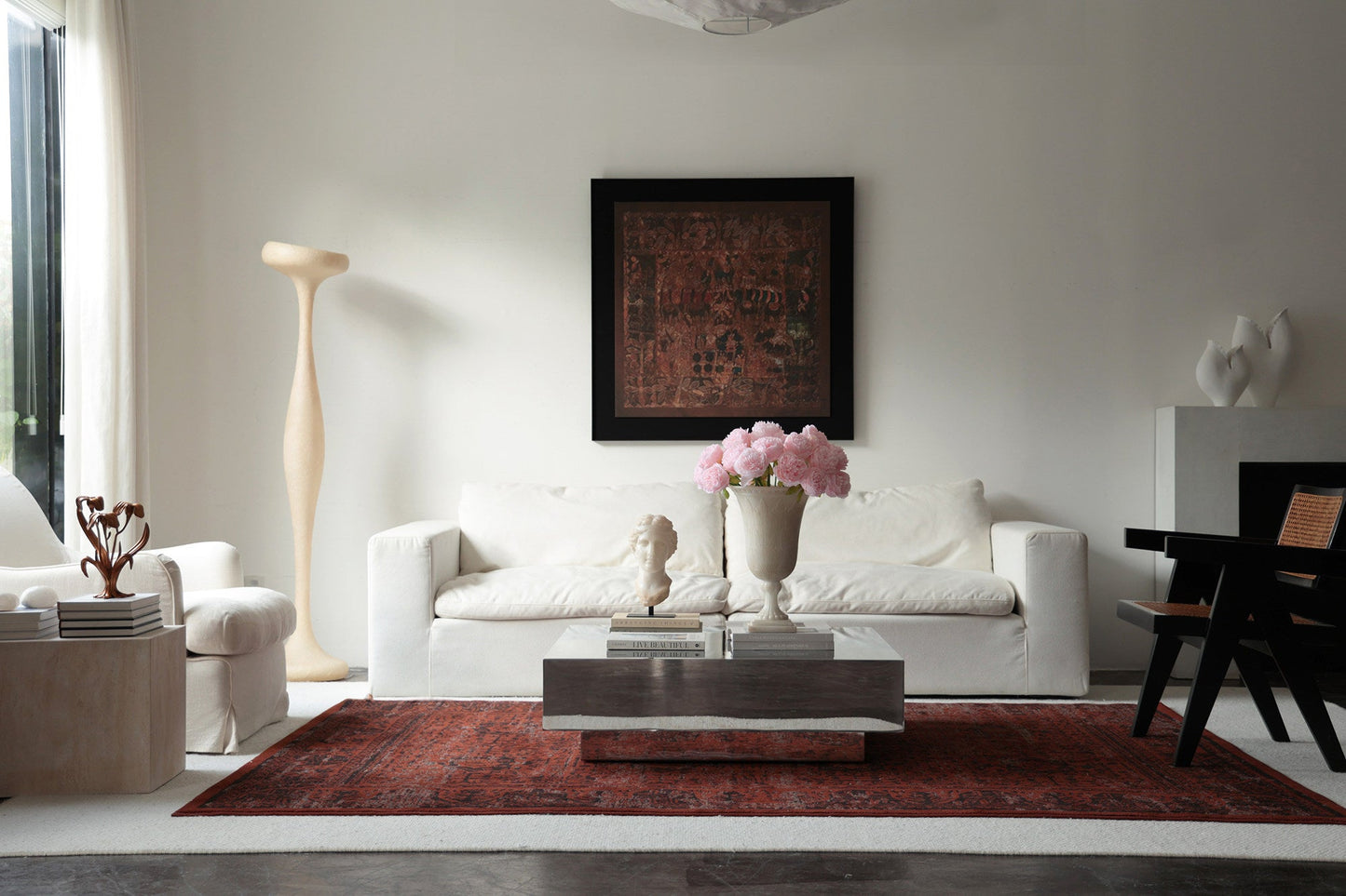 Sculptural Tall Floor Lamp