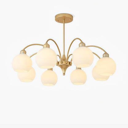Sculptural Glass Chandelier