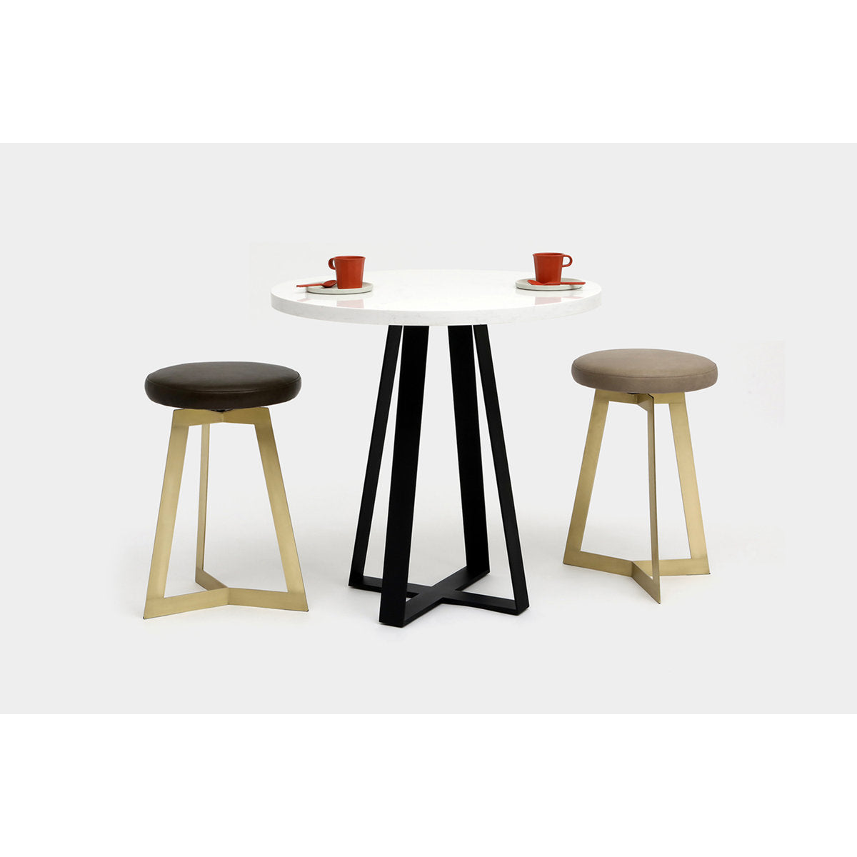 Sea Smoke Round Stone Dining Table