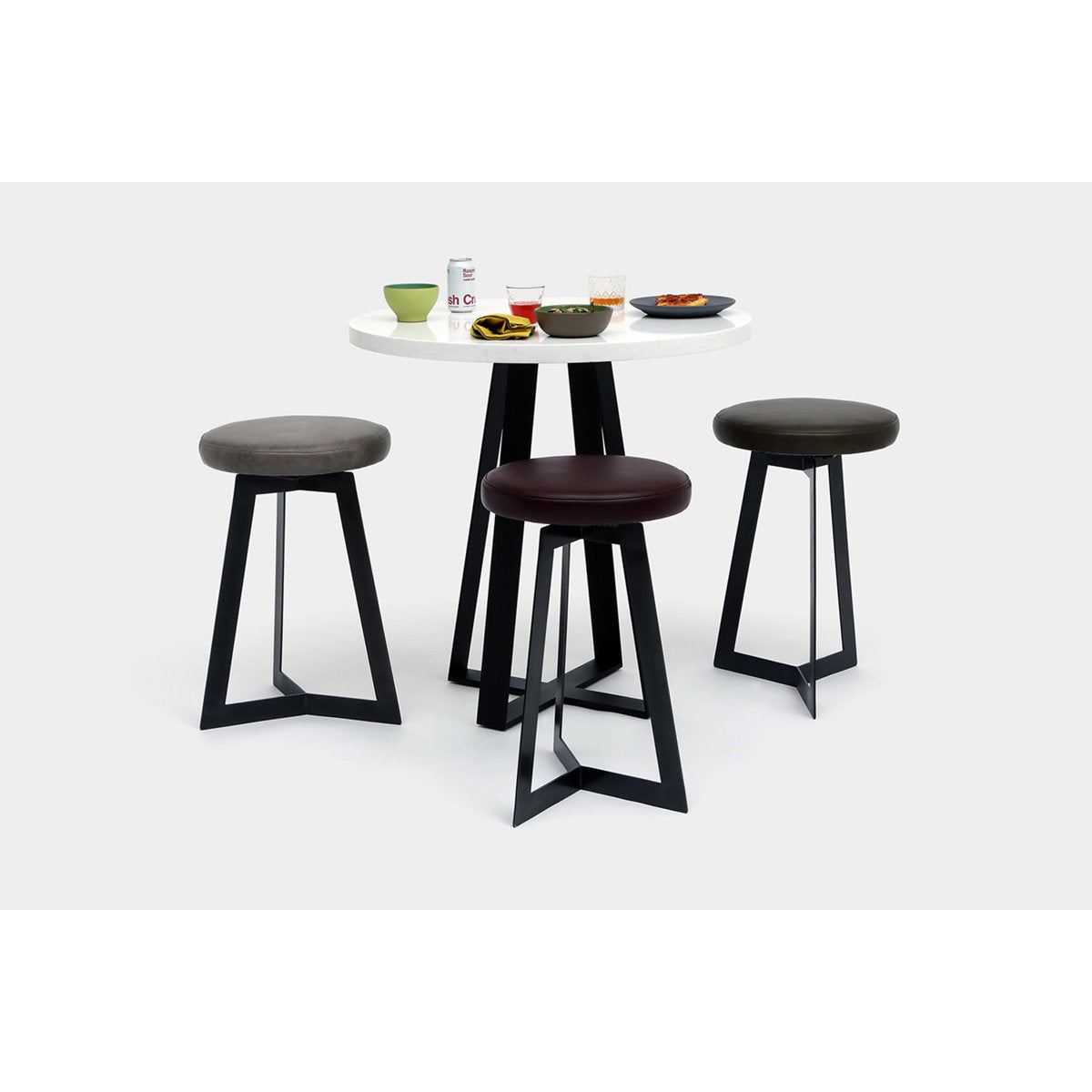 Sea Smoke Round Stone Dining Table