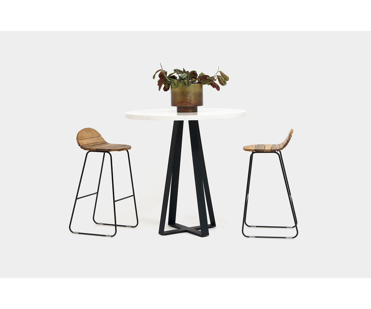 Sea Smoke Round Stone Dining Table