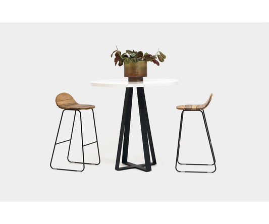 Sea Smoke Round Stone Dining Table