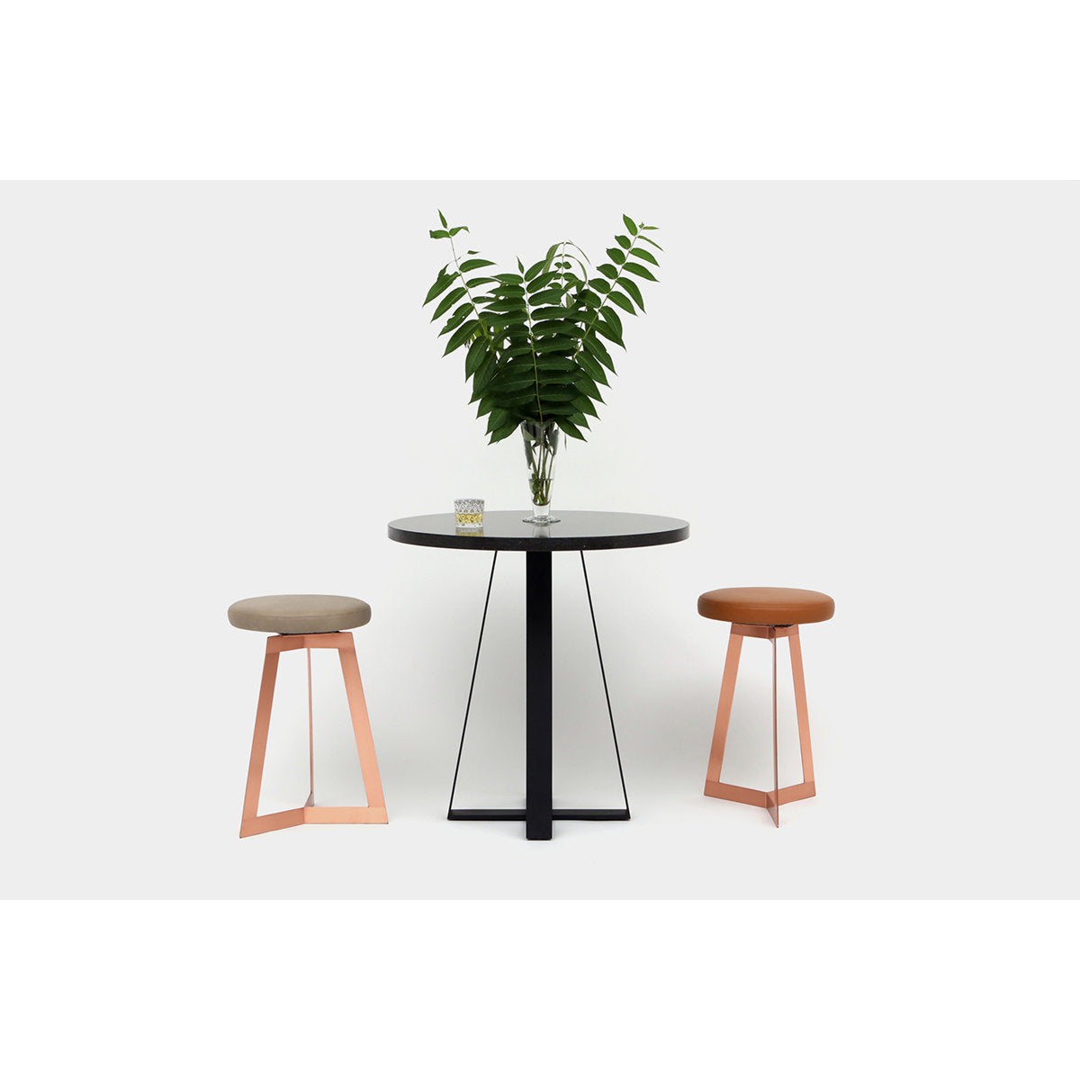 Sea Smoke Round Stone Dining Table