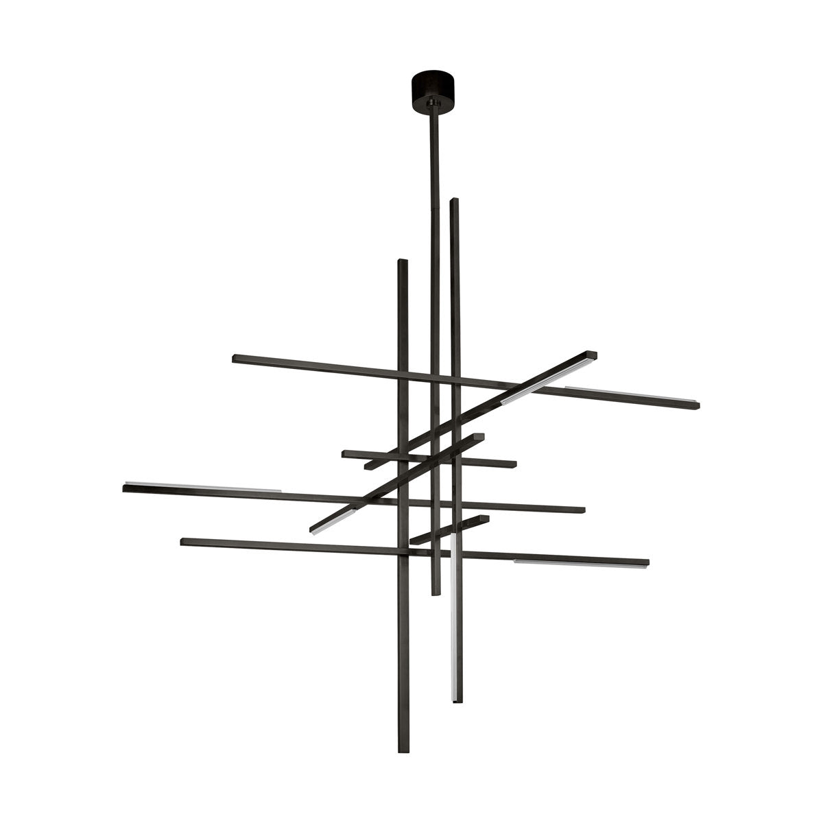 Sean Lavin 7 light Chandelier in Natural Brass finish.