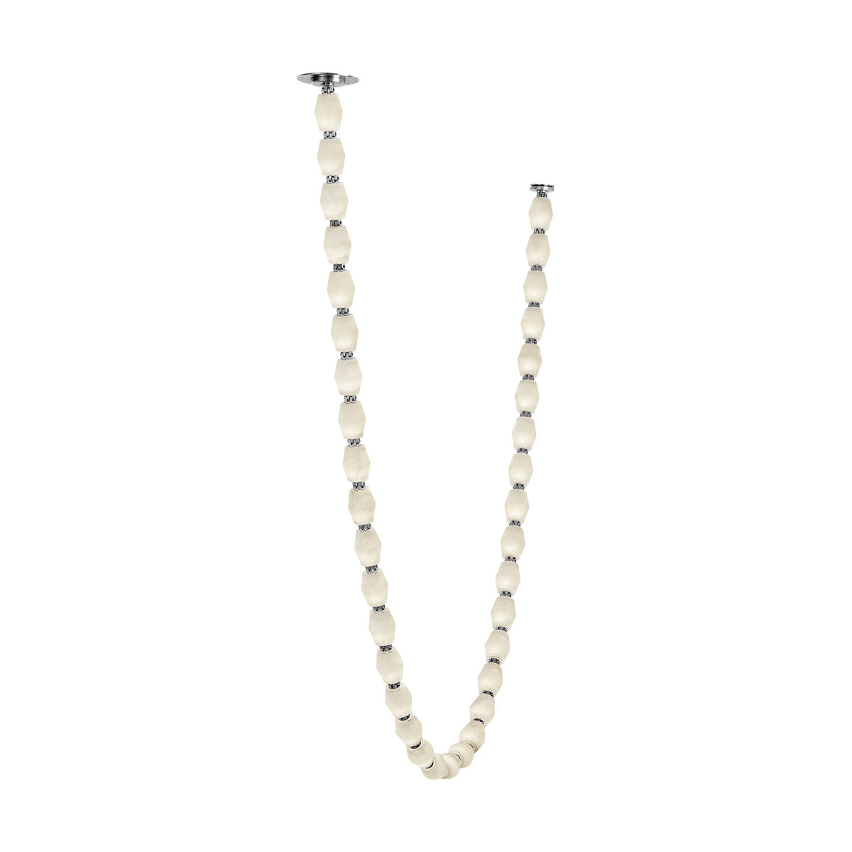 Sean Lavin Collier 240 Chandelier in Bronze with Alabaster shade