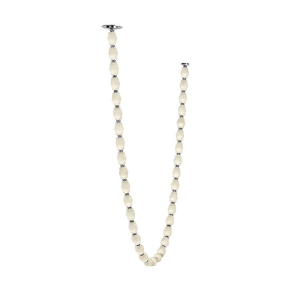 Sean Lavin Collier 240 Chandelier in Bronze with Alabaster shade