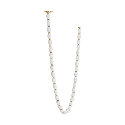 Sean Lavin Collier 240 Chandelier in Bronze with Alabaster shade