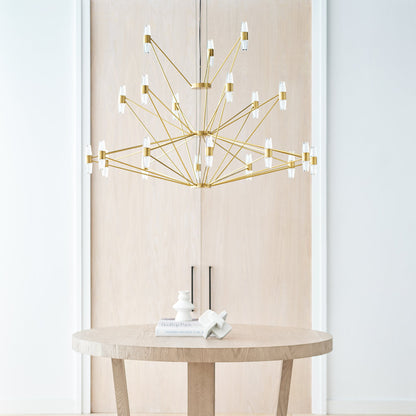 Sean Lavin Lassell three tier tall extra large chandelier